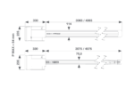 HA12PP Kit pour portes sectionnelles, 24 Vcc, force 1200 N. Radio intégrée. Comprend : 2x KPLAY4R – Image 3