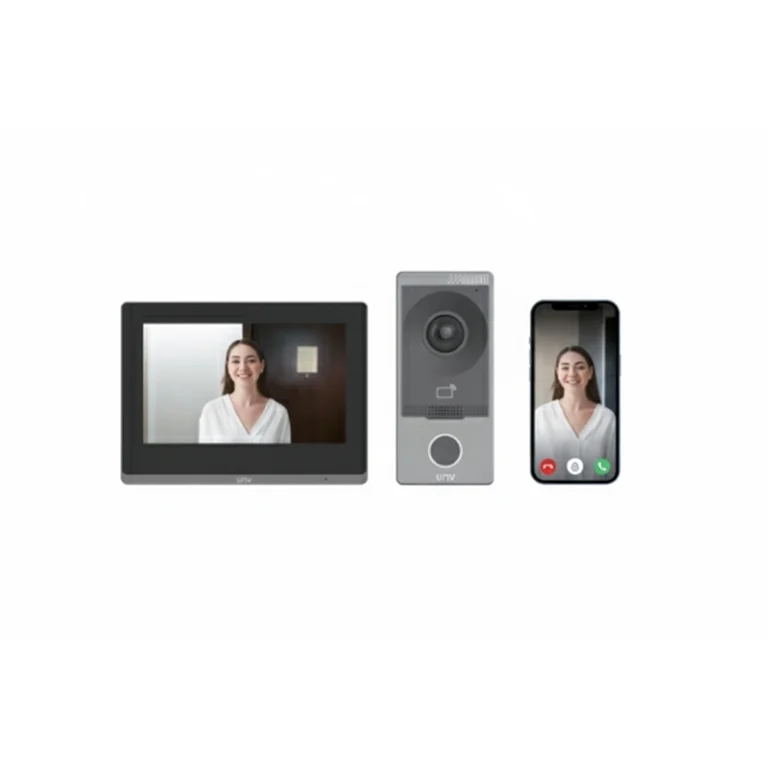KIT-201S-372S – Kit interphone vidéo IP, platine + moniteur 7’’