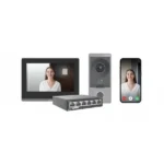 KIT-201S-372S-NSW2020 – Kit interphone vidéo IP + switch PoE – Image 2