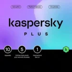 Kaspersky Plus (équivalent à Internet Security) – 10 Postes / 1 an (KL10428BKFS-SLIM)