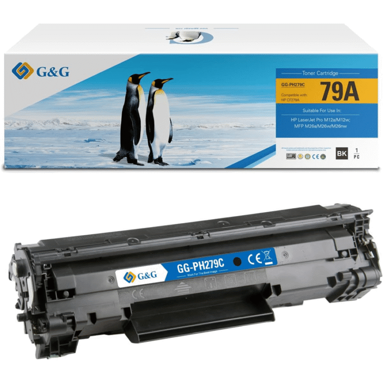 Toner Compatible – G&G – HP 79A – Noir – (CF279A-G&G)