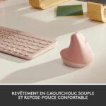 Souris sans fil ergonomique Logitech Lift – ROSE (910-006478) – Image 5