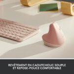 Souris sans fil ergonomique Logitech Lift – ROSE (910-006478) – Image 6