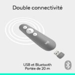 Logitech R500s Laser Pointer Presentation-Gris Moyen (910-006520) – Image 8