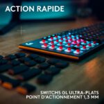 Logitech G915X Lightspeed – Clavier Gamer Sans Fil Noir – Tactile Version (920-012747) – Image 6