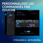 Logitech G915X Lightspeed – Clavier Gamer Sans Fil Noir – Tactile Version (920-012747) – Image 7