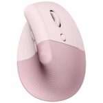Souris sans fil ergonomique Logitech Lift – ROSE (910-006478)