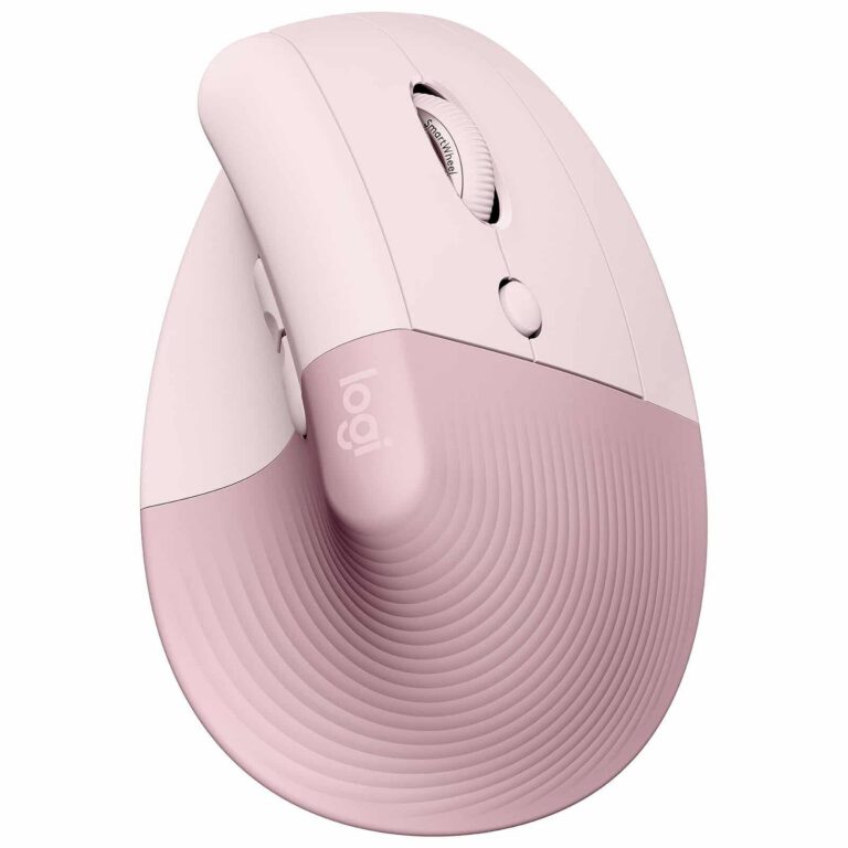 Souris sans fil ergonomique Logitech Lift – ROSE (910-006478)