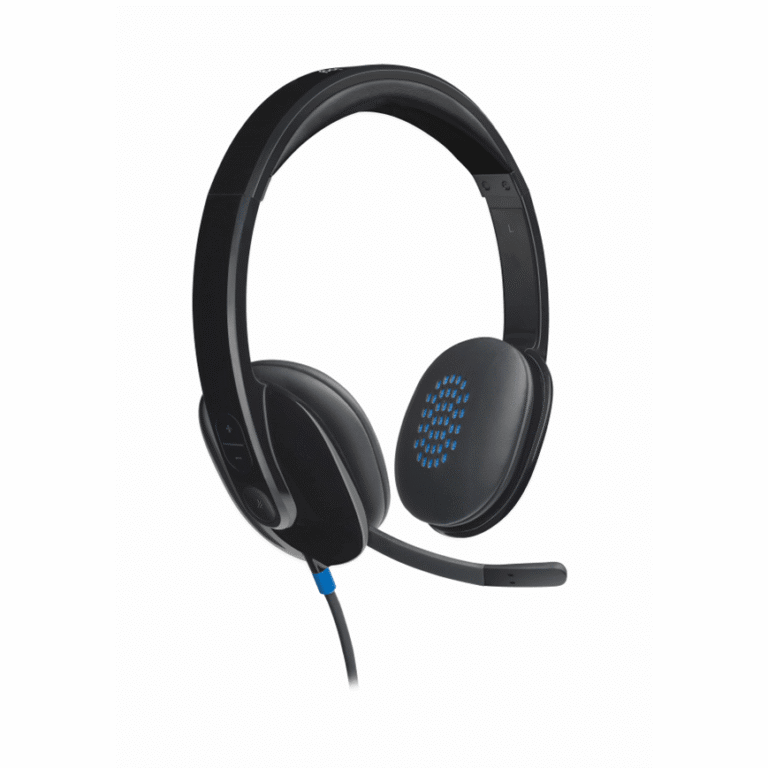 Casque Logitech H540 avec microphone anti-parasite – USB (981-000480)
