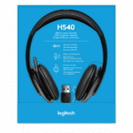 Casque Logitech H540 avec microphone anti-parasite – USB (981-000480) – Image 9
