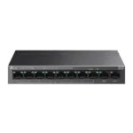 LS1210P – Switch PoE+ 8 Ports + 2 Gigabit – 96W – 250m – Image 2