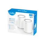 CUDY AX3000 Wi-Fi 6 Mesh  2.5G Solution Blanc – Image 4