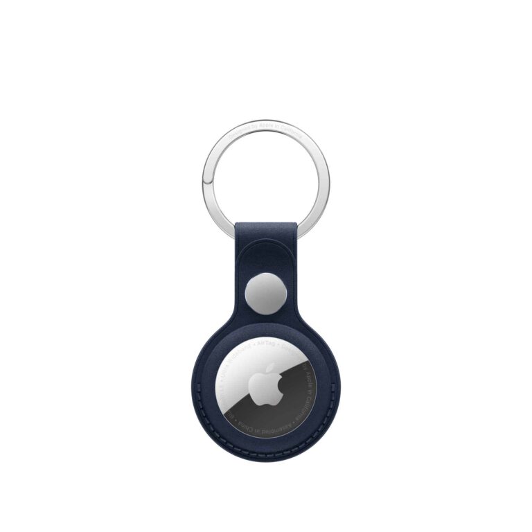 Porte-clés en tissage fin AirTag – Deep Blue (MA7H4ZM/A)