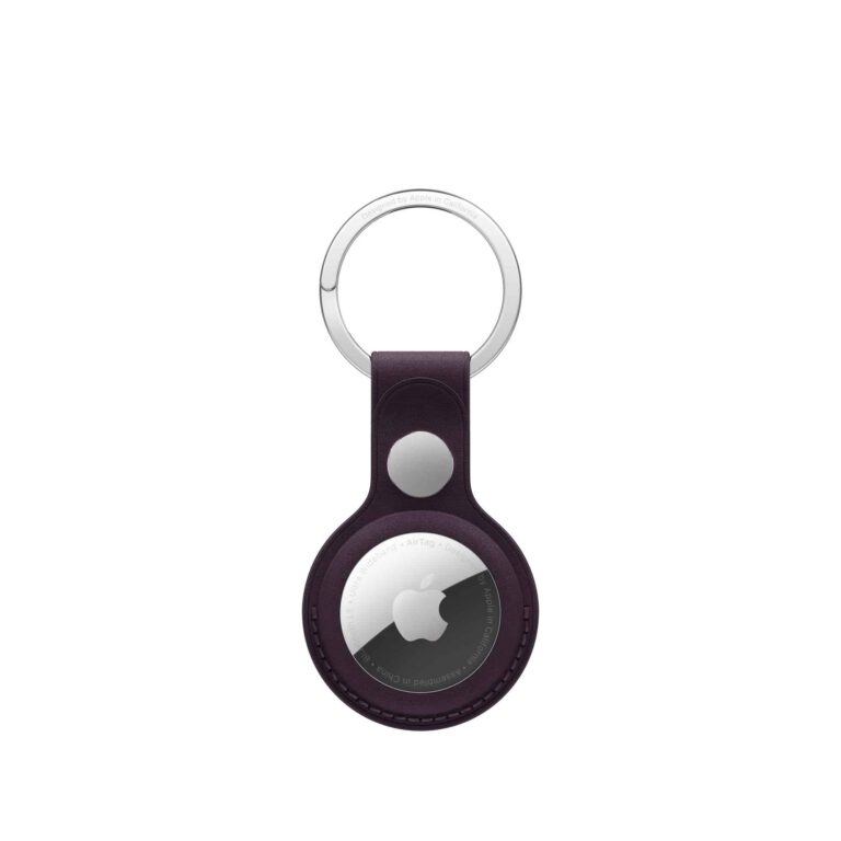 Porte-clés en tissage fin AirTag – Blackberry (MA7K4ZM/A)