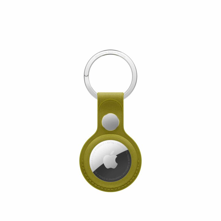 Porte-clés en tissage fin AirTag – Chartreuse (MA7L4ZM/A)