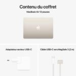 Apple MacBook Air M4 13 pouces (2025) Lumière stellaire 16Go/256 Go (MW0Y3) – Image 7