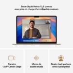 Apple MacBook Air M4 13 pouces (2025) Lumière stellaire 16Go/256 Go (MW0Y3) – Image 4