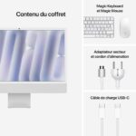 Apple iMac M4 (2024) 24″ 16 Go 256 Go Argent (MD3H4FN/A) – Image 3