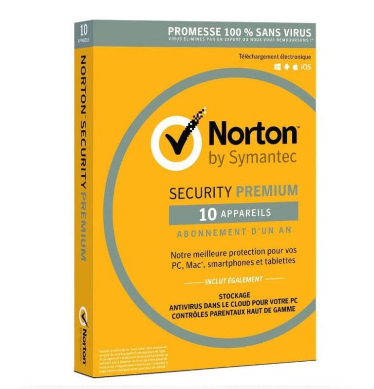 NORTON SECURITY PREMIUM 3.0 – 10 POSTES 1AN (SY21367772)