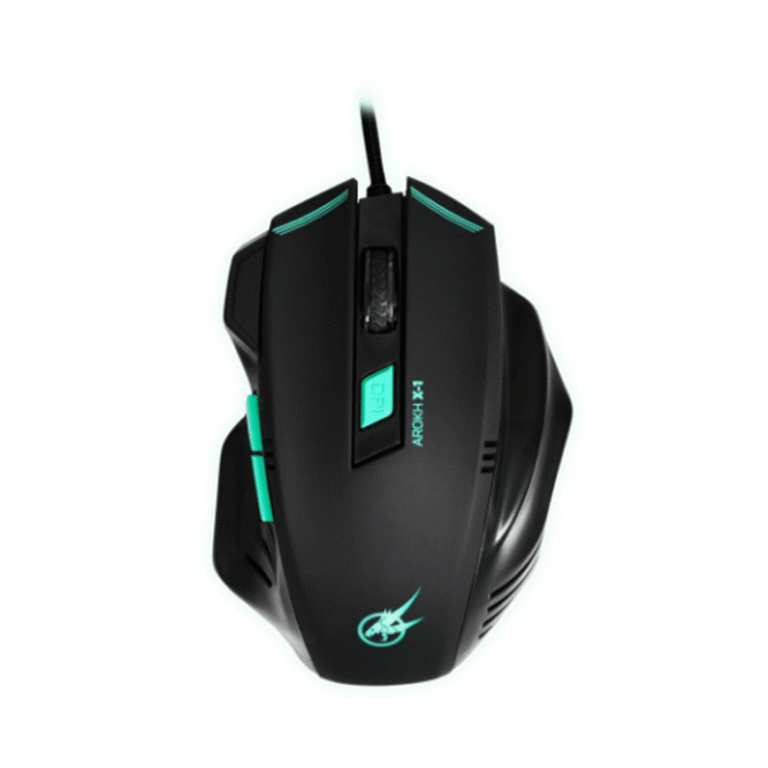 PORTDESIGN SOURIS GAMING AROKH X-1 6 BUTTONS 2400 DPI – GN