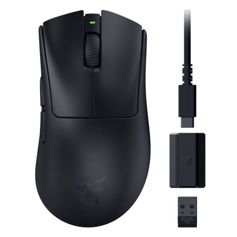 Souris Gaming Deathadder v3 Hyperspeed – Noire (8886419334552)