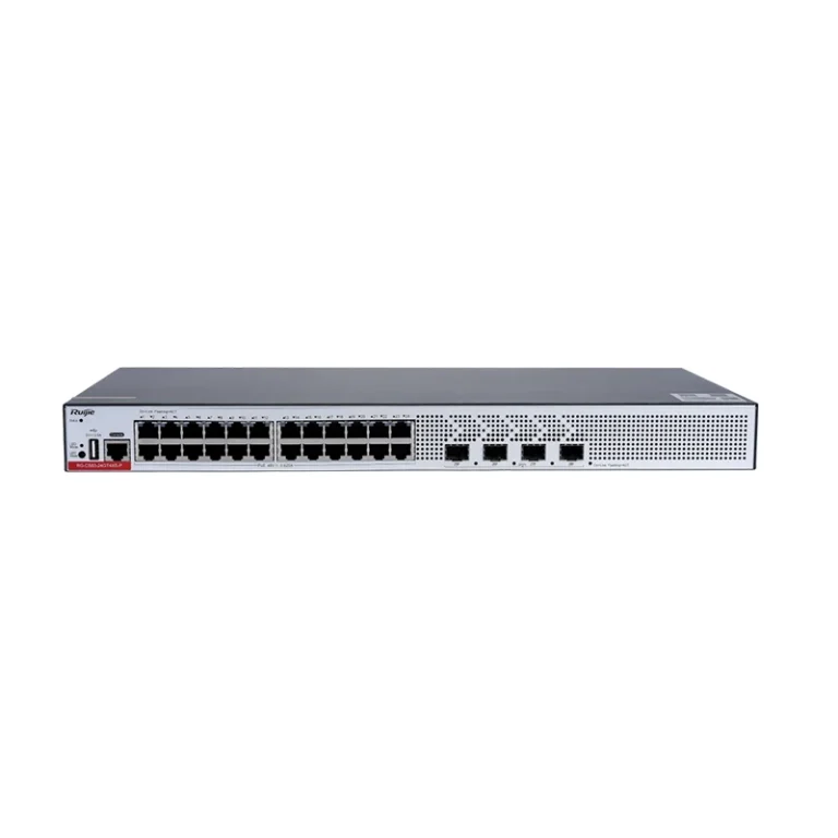 RG-CS83-24GT4XS-P – Switch L3 PoE 24 RJ45 Gigabit + 4 SFP+ – Ruijie