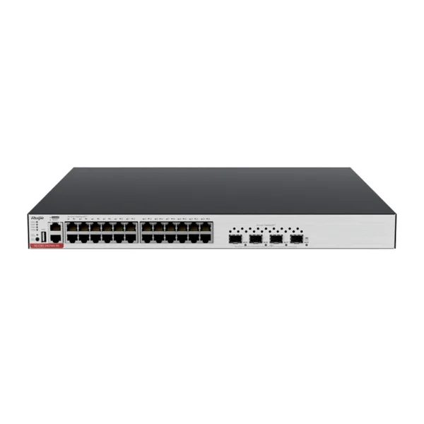RG-CS83-24GT4XS-PD – Switch L3 PoE 24 RJ45 Gigabit + 4 SFP+ – Ruijie
