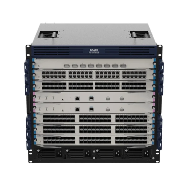 RG-CS88-08 – Switch châssis L3 jusqu’à 384 ports 10G – 9.6 Tbps – Ruijie