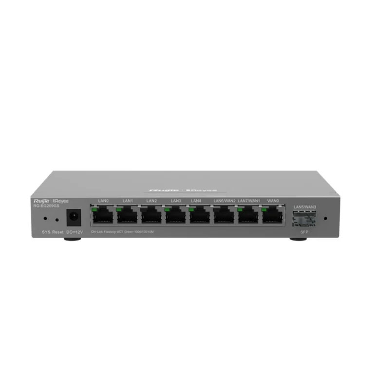 RG-EG209GS – Routeur 9 ports Gigabit + SFP, Cloud SMB – Ruijie