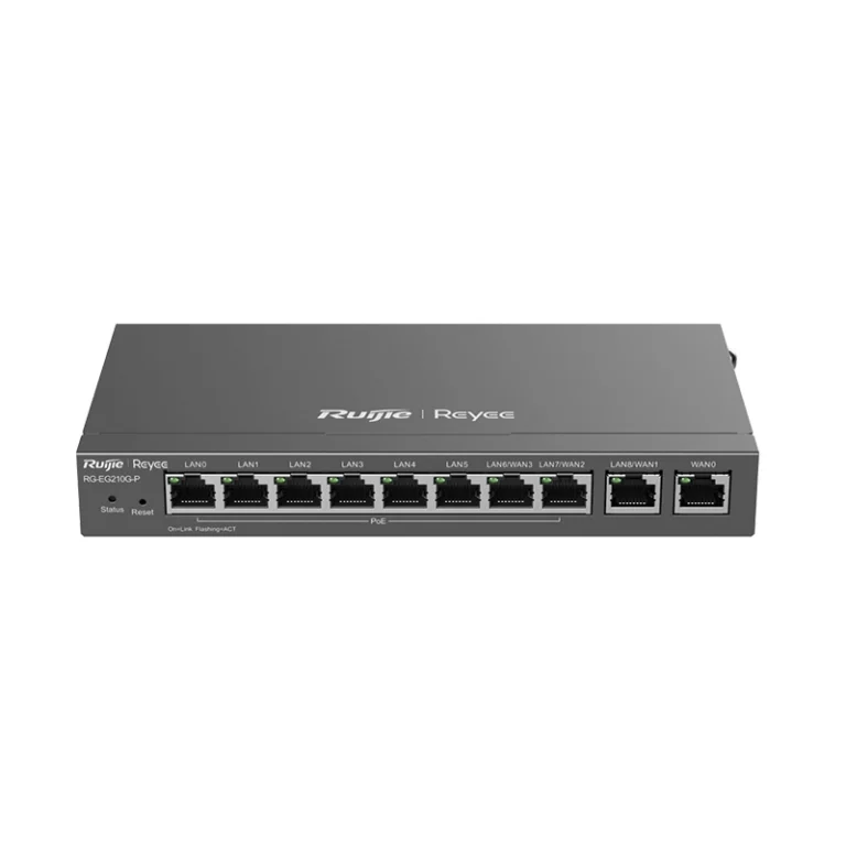RG-EG210G-P – Routeur 10 ports Gigabit PoE, 600 Mbps – Ruijie