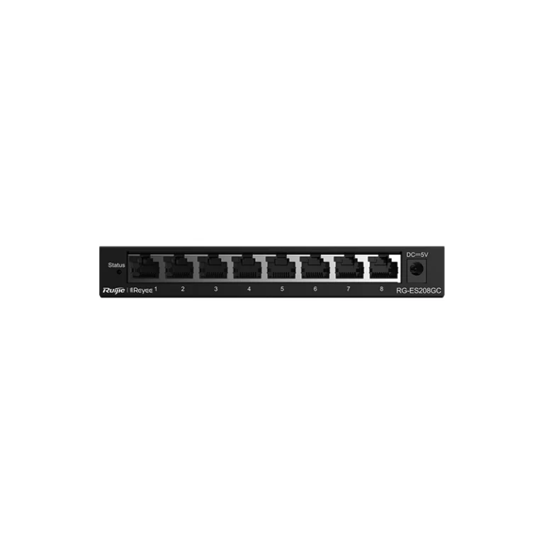 RG-ES208GC – Switch cloud 8×Gigabit non PoE – 16 Gbps – Ruijie