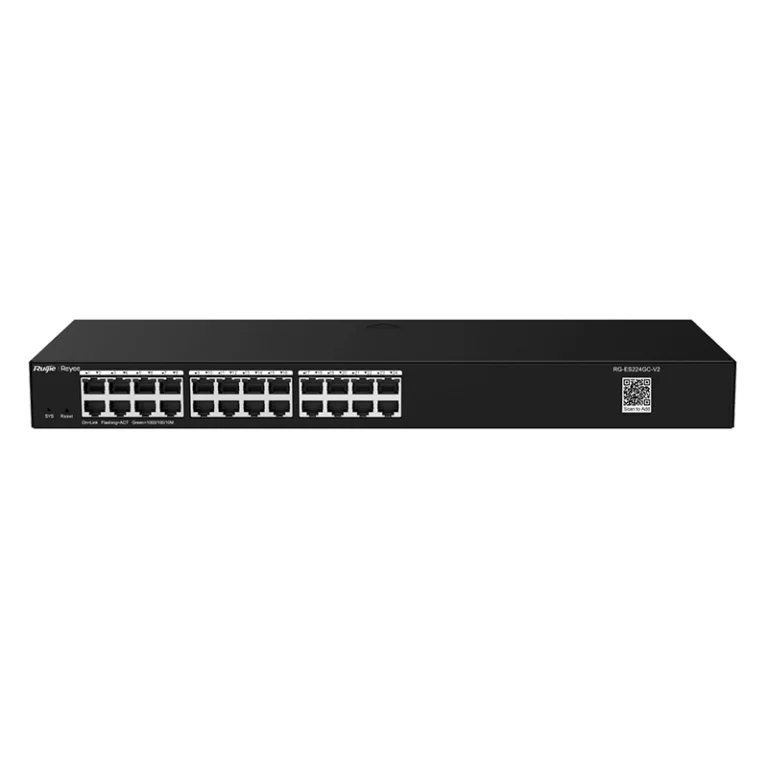 RG-ES224GC – Switch non PoE 24 ports Gigabit – 52 Gbps – Ruijie