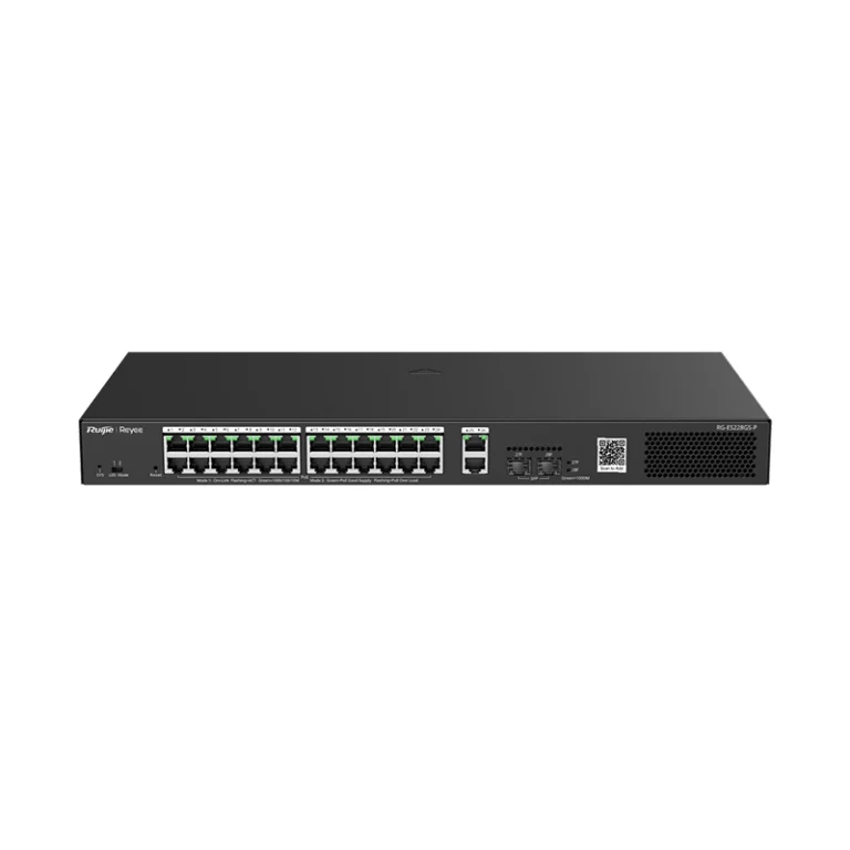 RG-ES228GS-P – Switch PoE 28 ports Gigabit – 56 Gbps – Ruijie