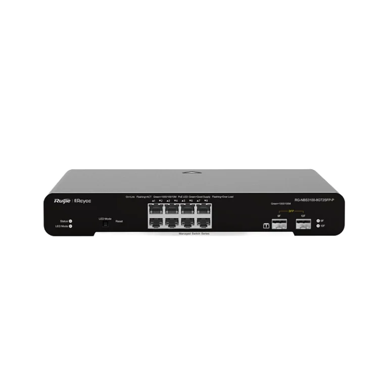 RG-NBS3100-8GT2SFP-P – Switch PoE 10 ports – 20 Gbps – Ruijie