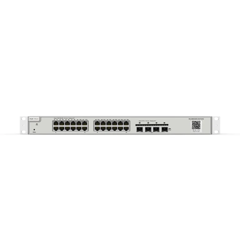 RG-NBS3200-24GT4XS – Switch 24 ports + 4 SFP+ 10G – 128 Gbps – Ruijie