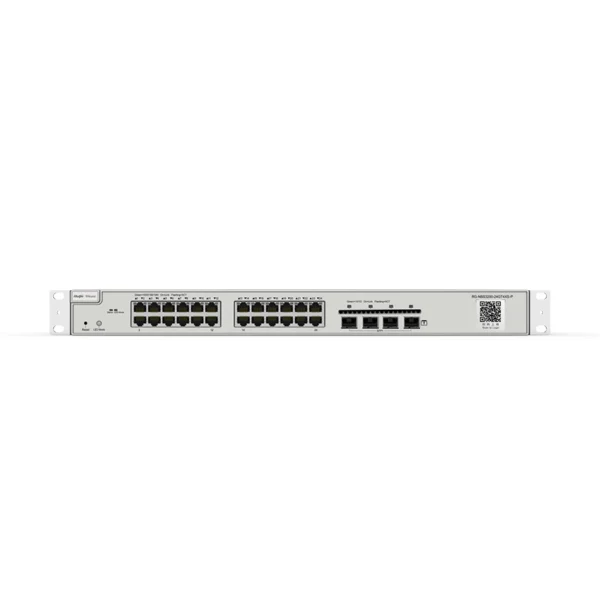 RG-NBS3200-24GT4XS-P – Switch PoE 24 ports + 4 SFP+ 10G – 128 Gbps – Ruijie