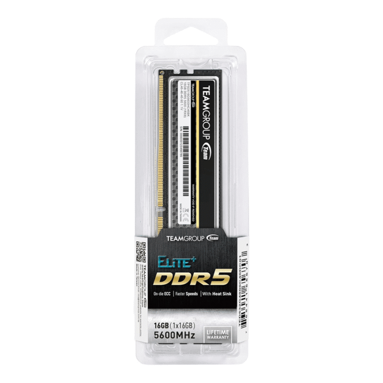 Barrette mémoire de bureau UDDIM DDR5 TEAM ELITE 16 Go 5600 CL46 (TED516G5600C4601)