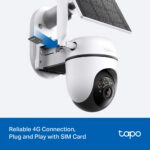 TP-Link Tapo C615G KIT – Caméra de Surveillance 4G LTE Solaire 2K – Image 5