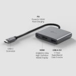 UH3020C – TP-Link Hub USB-C 3-en-1 – 4K 60Hz – PD 100W – Image 3