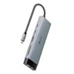 UH9120C – Hub USB-C 9-en-1 – 4K 60Hz – PD 100W – RJ45 – Image 2