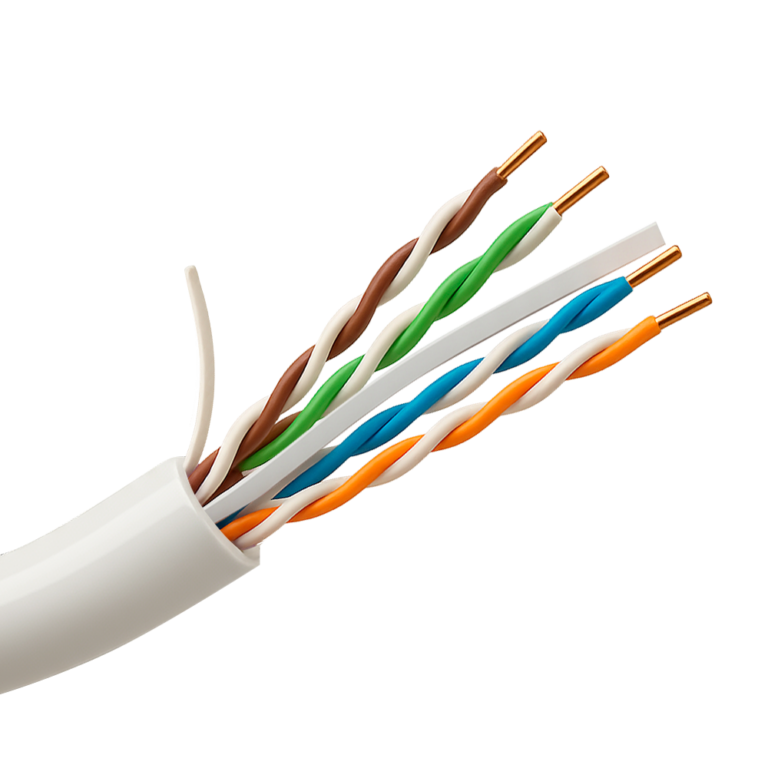UV-UTP6A-300-BC23AWG-DCA-R-W – Câble Réseau Cat 6A U/UTP – Uniview Maroc