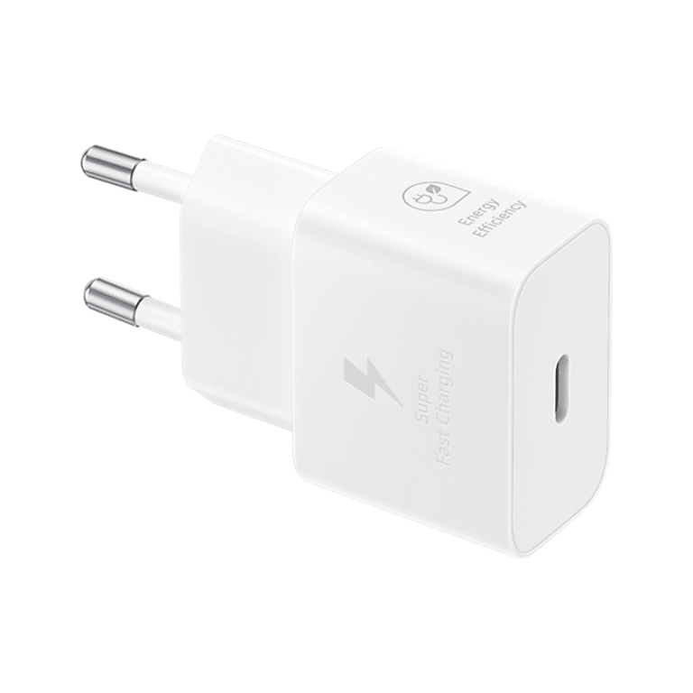 Chargeur Samsung Blanc Ultra-Rapide 25W USB-C – Sans câble (EP-T2510NWEGWW)