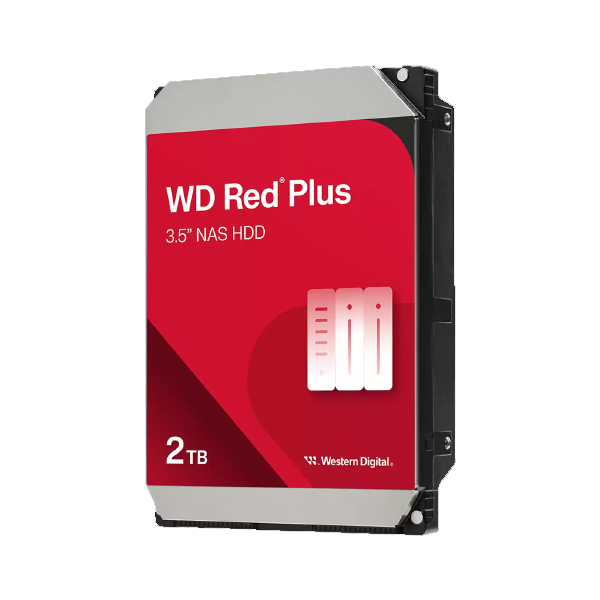 Disque dur interne NAS WD Red Plus 3,5″ – 2 To (WD20EFPX)