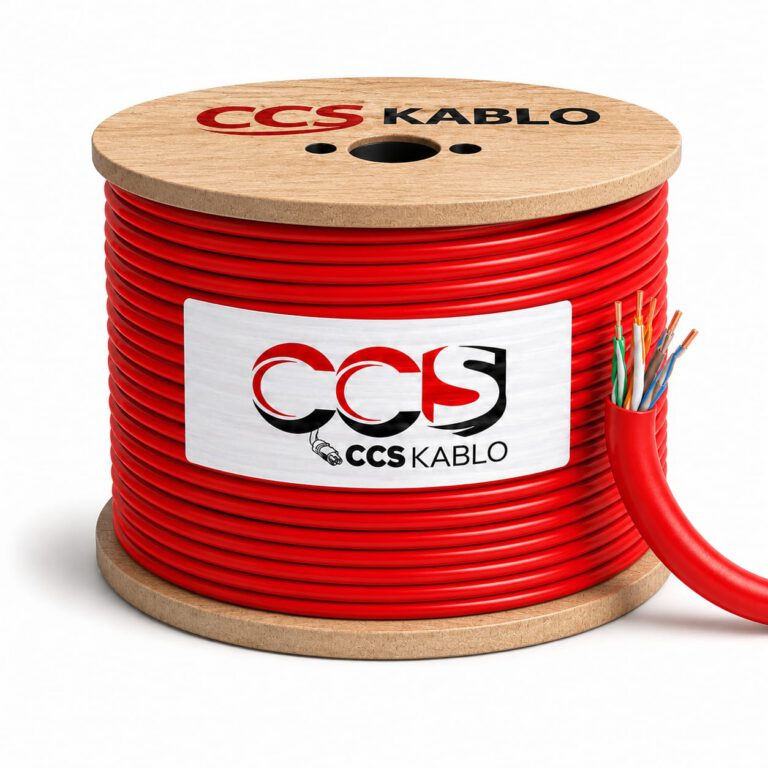 UUTP-LSZH-ORANGE – Câble Réseau CAT6 U/UTP LSZH Orange Cuivre CCS KABLO