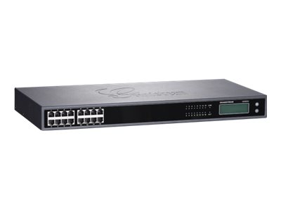 GRANDSTREAM - High-Density FXS VoIP Gateway, 16 FXS, 16xRJ11 & 1 50-pin Telco connector, 1x GbE, 12V/5A PSU