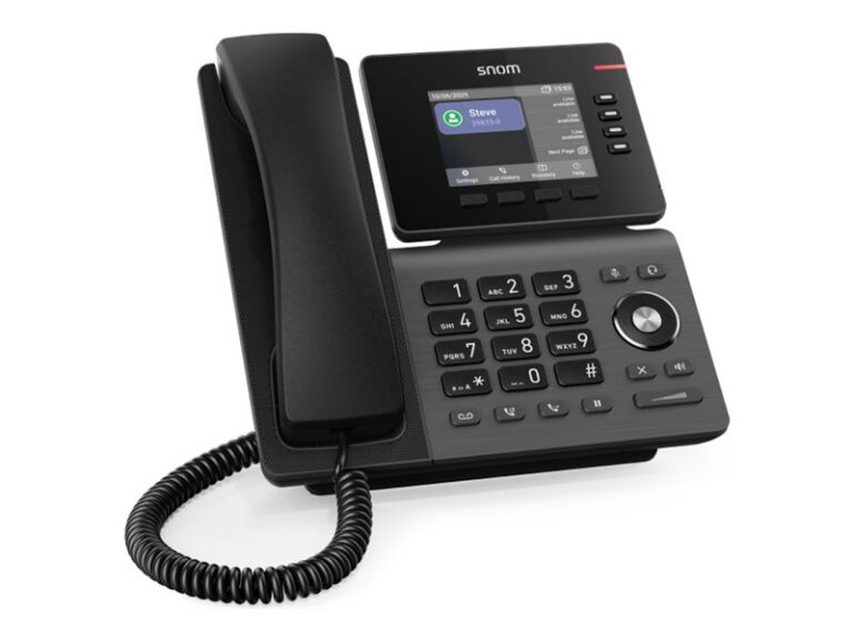 SNOM - Snom D810W, smart entry professional IP phone,colour display, built-in Wi-Fi, USB port, 4 BLF