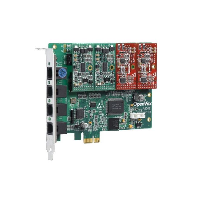 OpenVox A400E Carte PCI-E FXO/FXS
