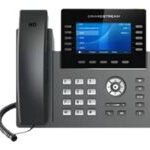 GRANDSTREAM - Professional P Phone, 16 SIP accounts, 10 lines, 2x GbE PoE, Wi-Fi, 480x272 (4.3) color LCD, 40 virtual BLF keys, GBX20 support, 12V/1A PSU