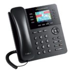 GRANDSTREAM - High-End IP Phone, 4 SIP accounts, 8 lines, 2x GbE PoE, 320x240 (2.8) color LCD, 32 virtual BLF keys, 12V/0.5A PSU