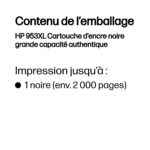 Cartouche d’encre HP 953XL – Noir (L0S70AE) – Image 7